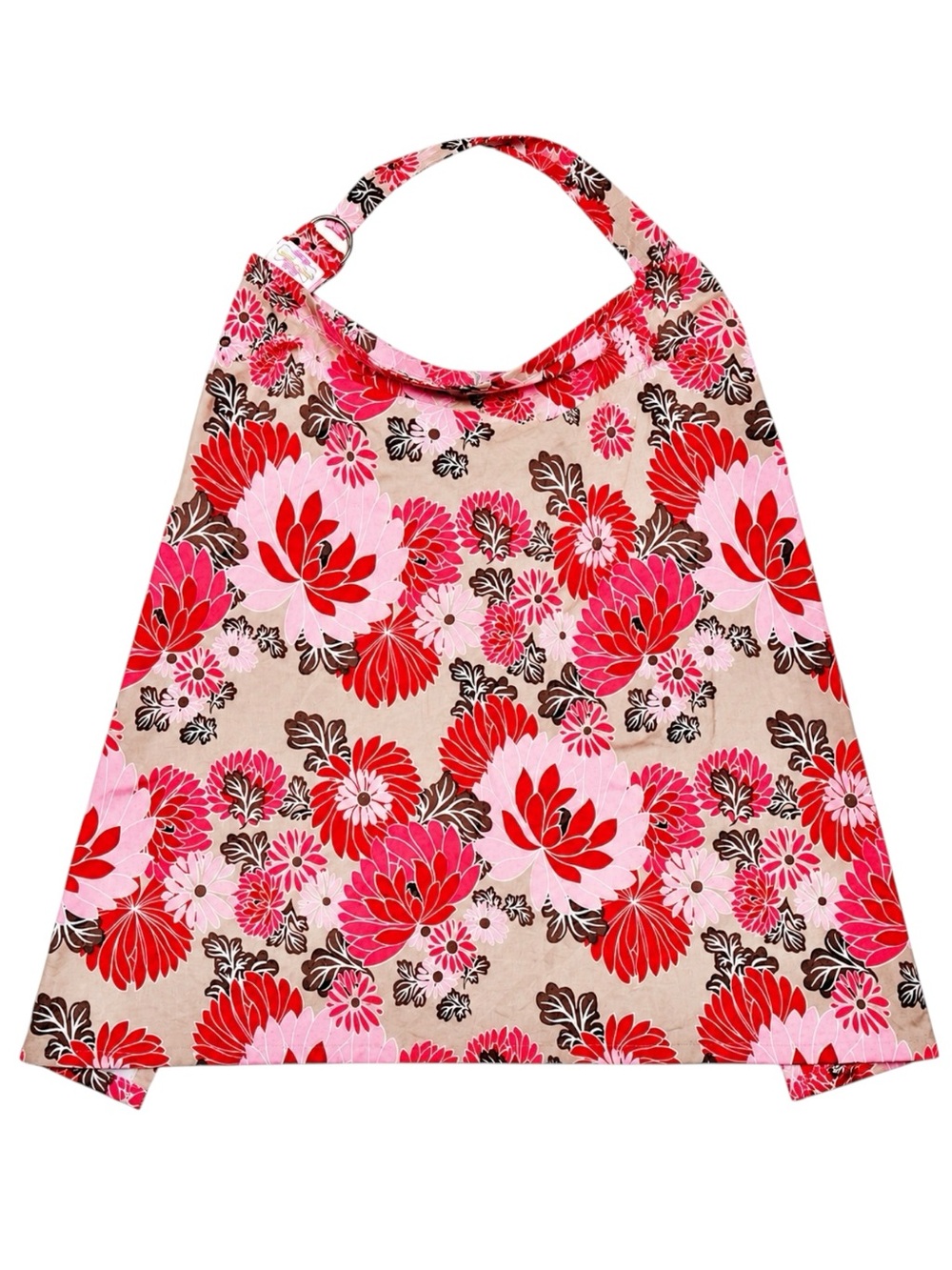 Udder Covers “Natalie” Nursing Cover Floral Breastfeeding Cover Pink Red Brown